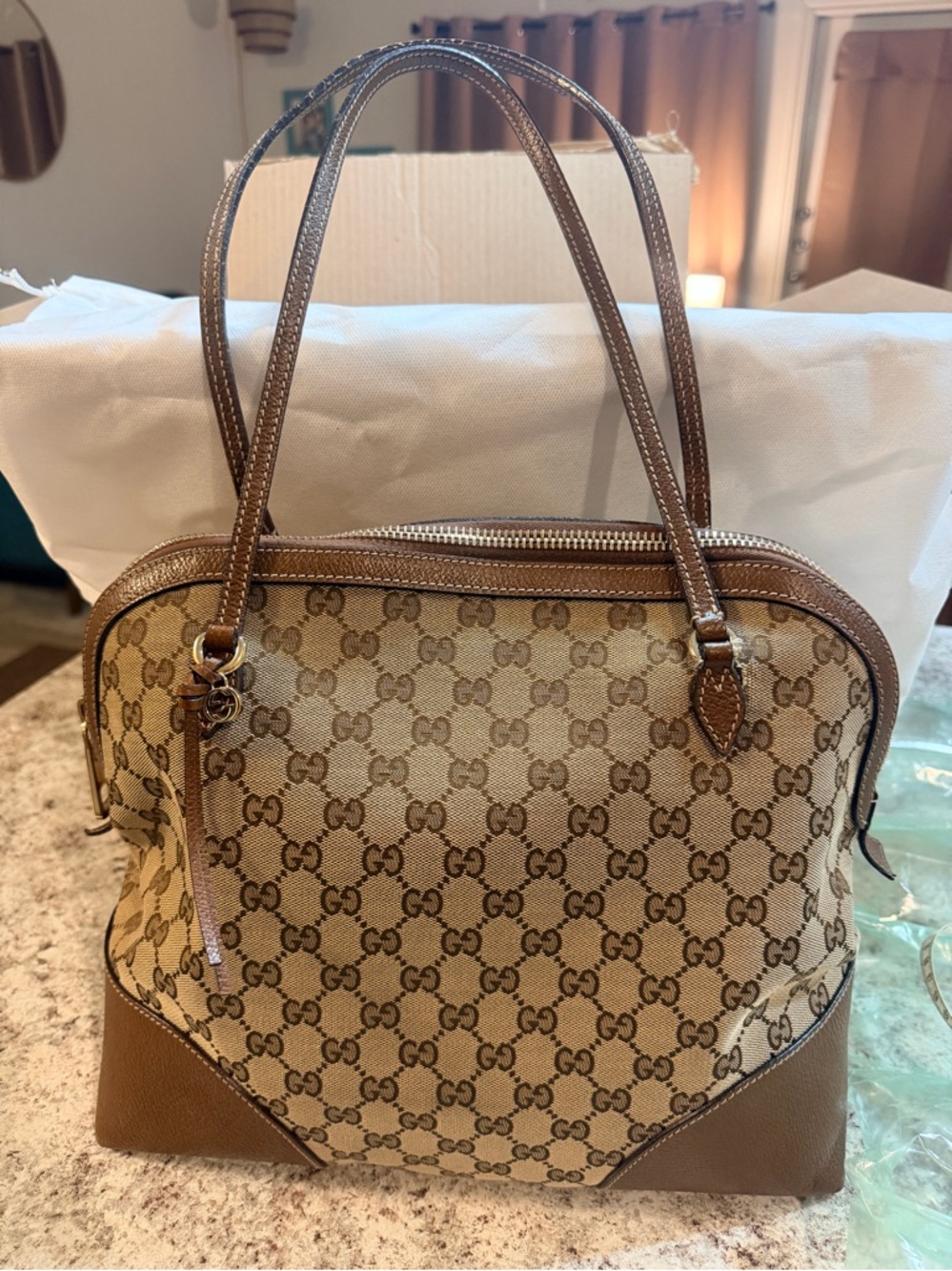 Gucci Bree Monogram Shoulder Bag